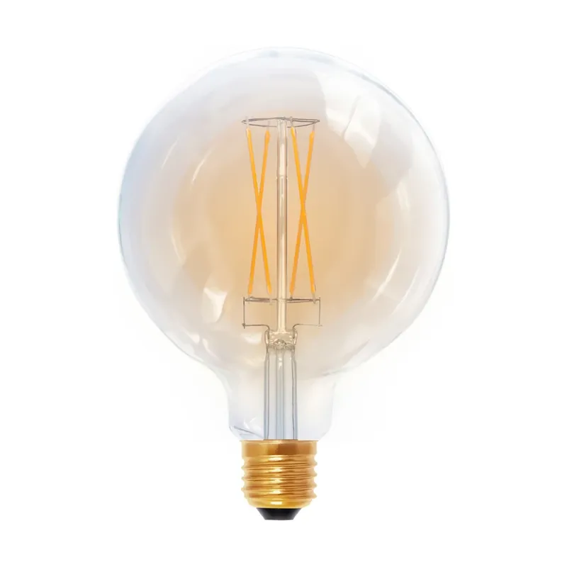 Segula LED globe lamp E27 G125 5W 2.200K goud dimbaar Merkproduct