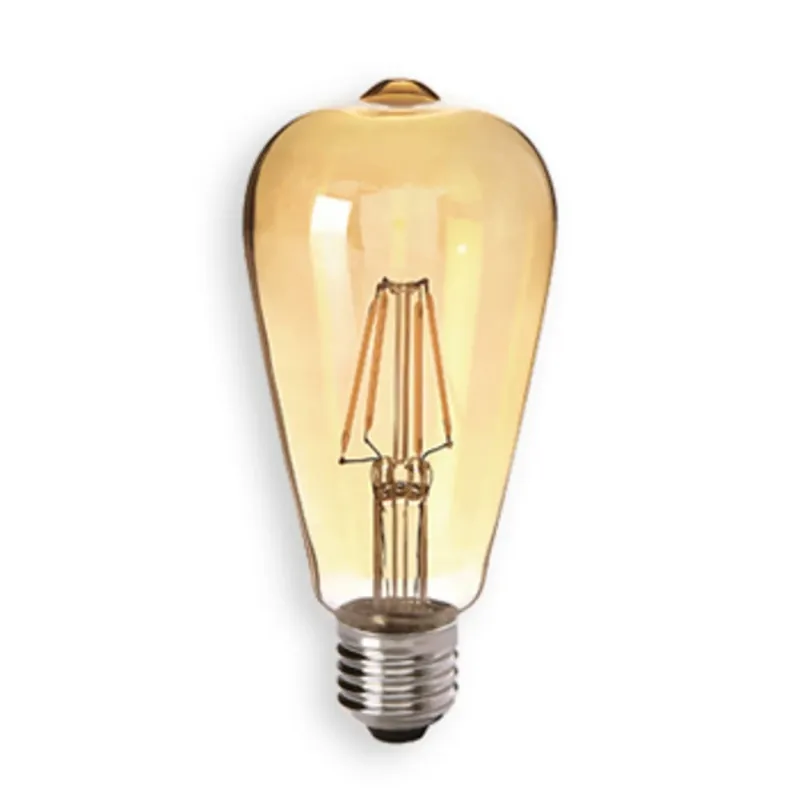 E27 4W 825 LED ballonlamp goud, helder Direct Verzonden