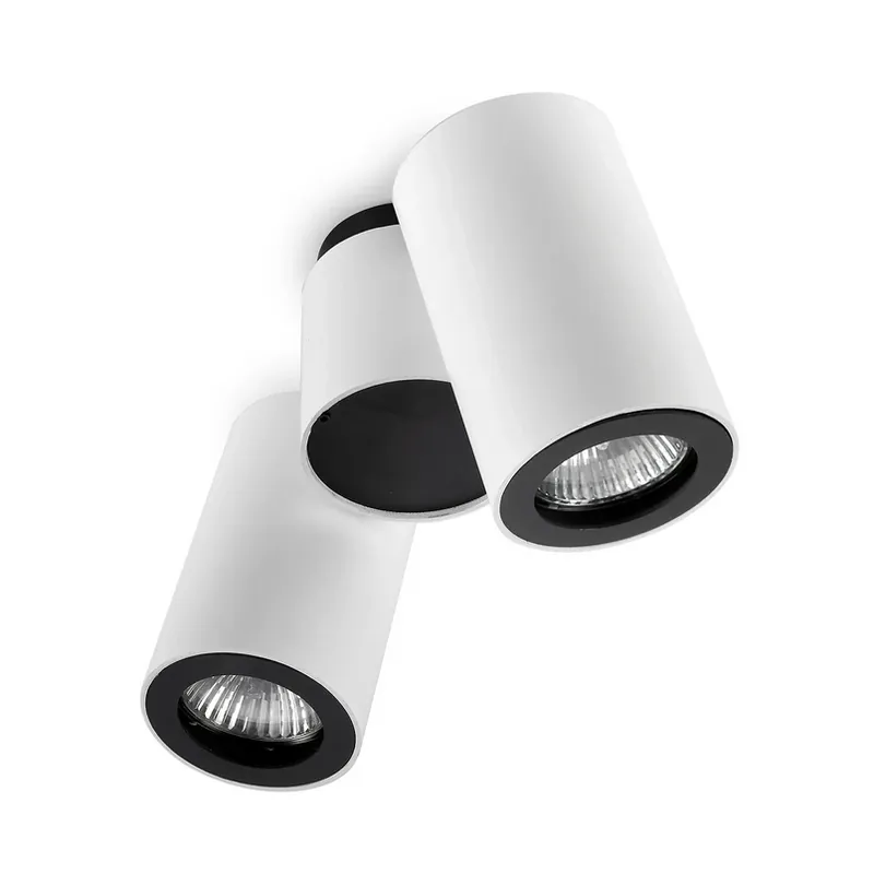 Alleen Vandaag LEDS-C4 Pipe plafondspot 2-lamps wit-zwart