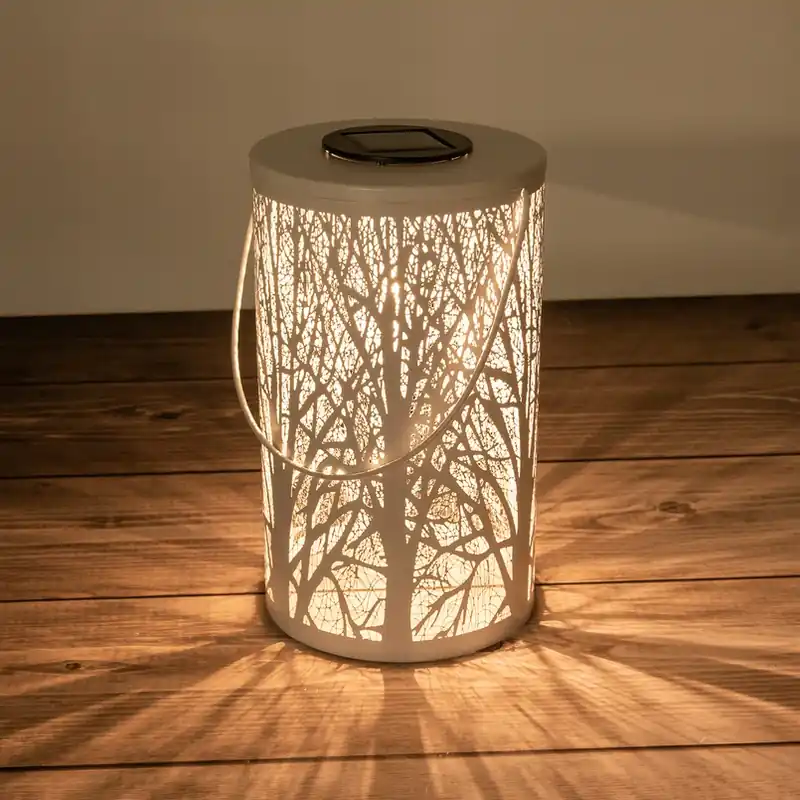 Aanbieding LED solarlantaarn 5266523 met bosmotief