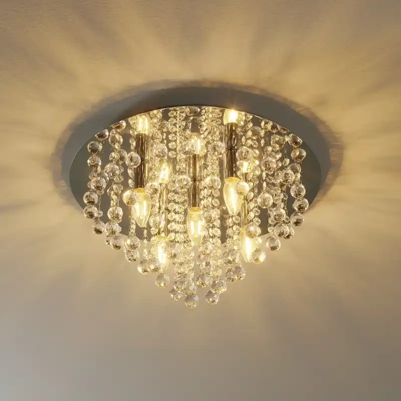 Gratis Retour Schitterende plafondlamp Linden, 5-lichts