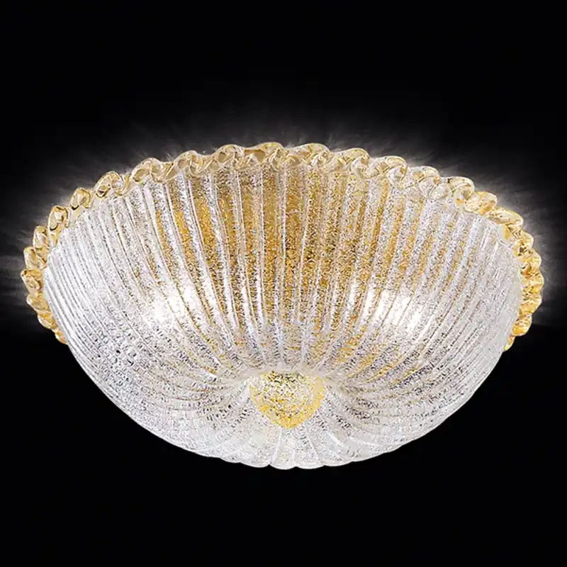 Beperkte Voorraad Plafondlamp Budino goud helder 40 cm