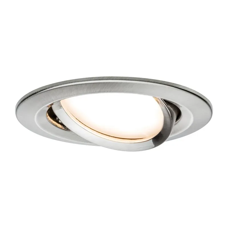 Express Levering Paulmann spot Nova Coin rond, kantelbaar, ijzer