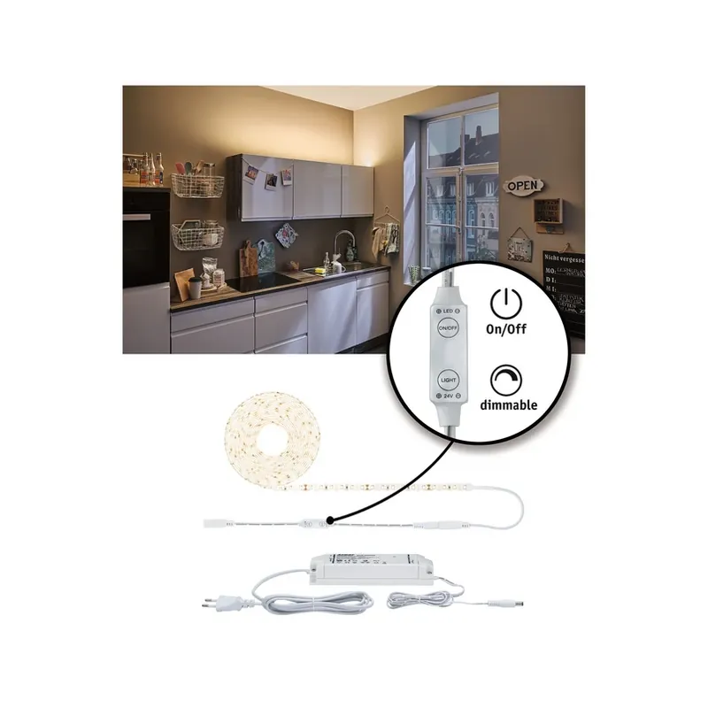 Paulmann LED sfeerlamp SimpLED 5 m, 3.000 K Actieprijs