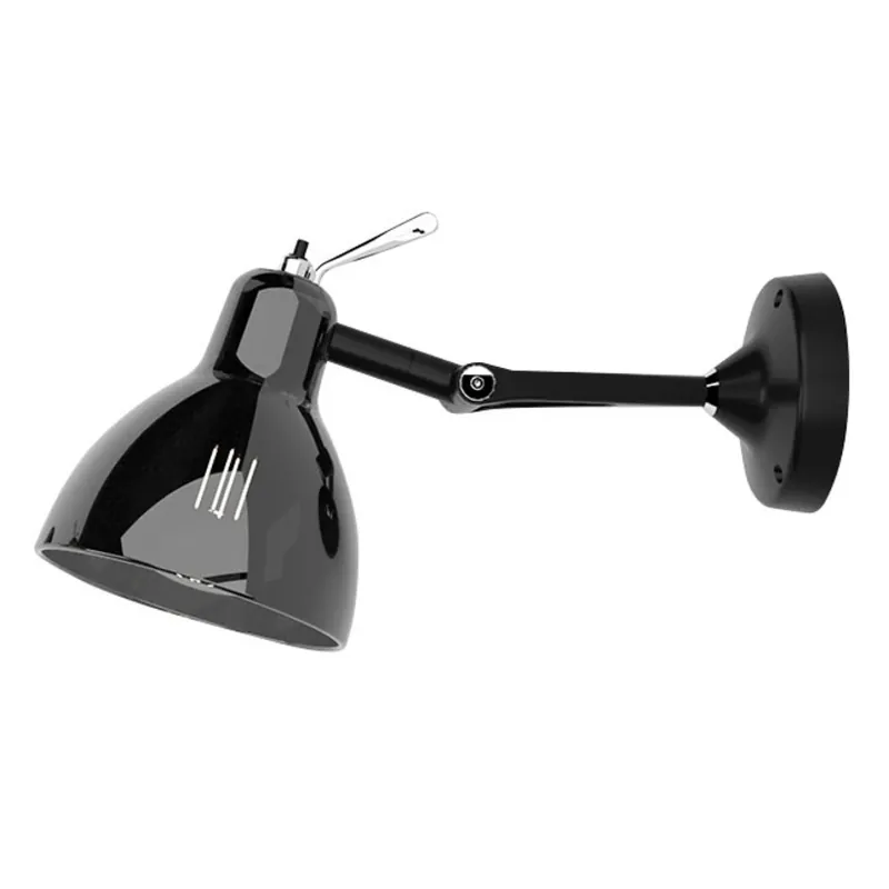 Nu Kopen Rotaliana Luxy H0 Glam wandlamp, zwart/rookkleurig, glas