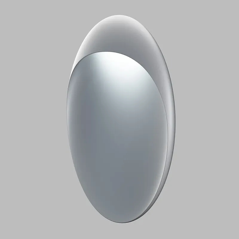 Koopje Louis Poulsen LED wandlamp Flindt, aluminium, 3.000 K, Ø 20 cm