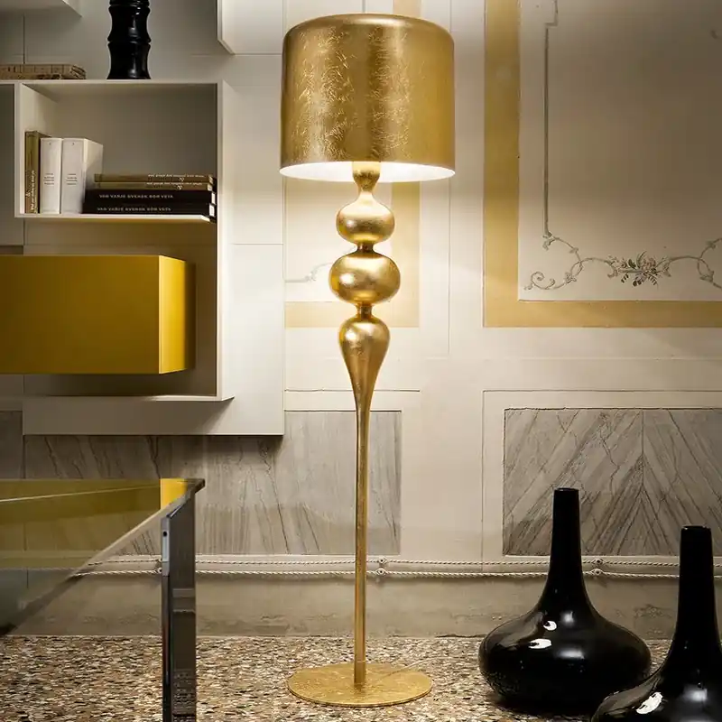 Laatste Kans Vloerlamp Eva STL3+1, goud
