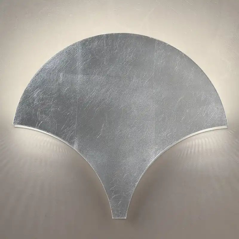 Laatste Kans Buitengewone LED wandlamp Palm, zilver