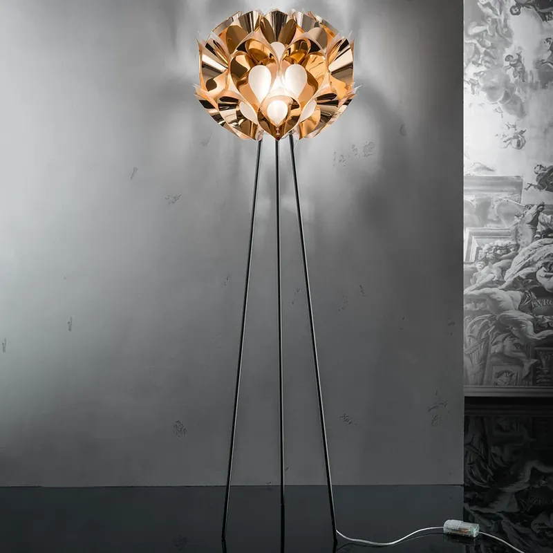 Slamp Flora - Design vloerlamp, koper Seizoensaanbieding