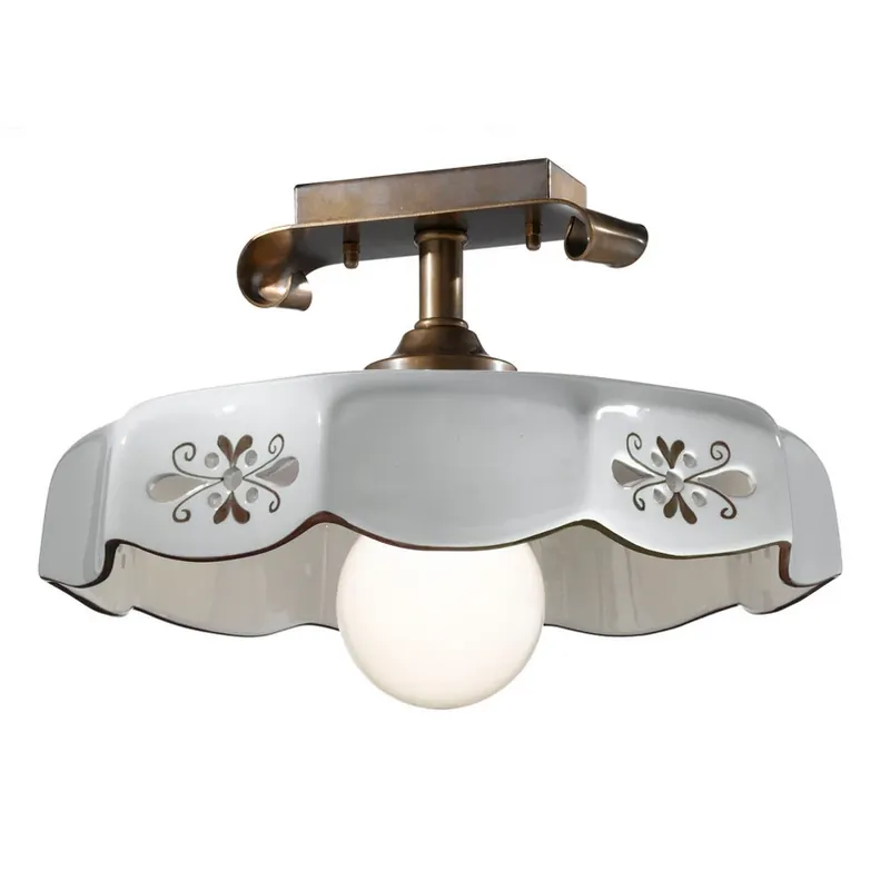 Keramiek plafondlamp Marostica landelijke stijl br Nu Kopen