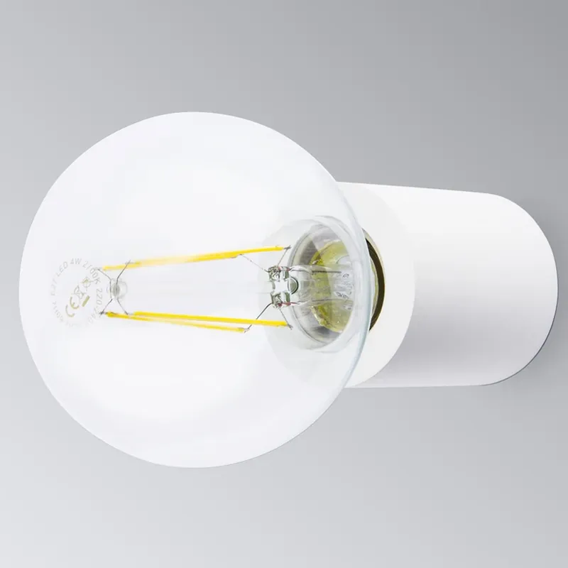 Uitverkoop Ten - minimalistische wandlamp, wit