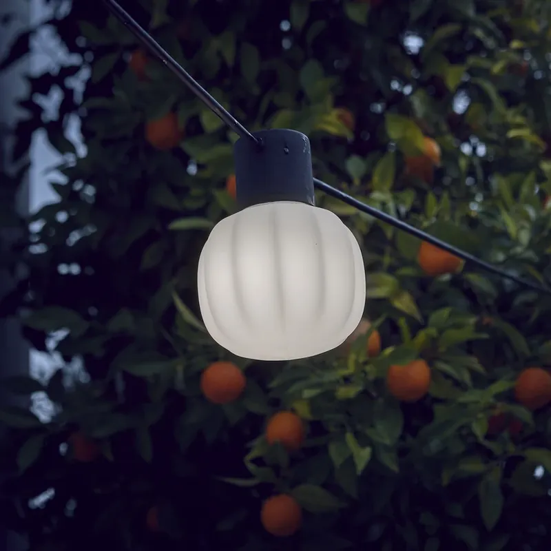 Exclusieve Aanbieding Martinelli Luce Kiki buiten-lichtketting 3-lamps