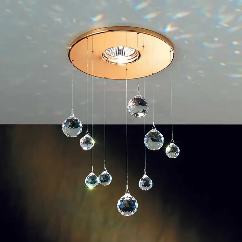 Actieprijs Inbouwlamp Feng Shui met Swarovski elementen goud