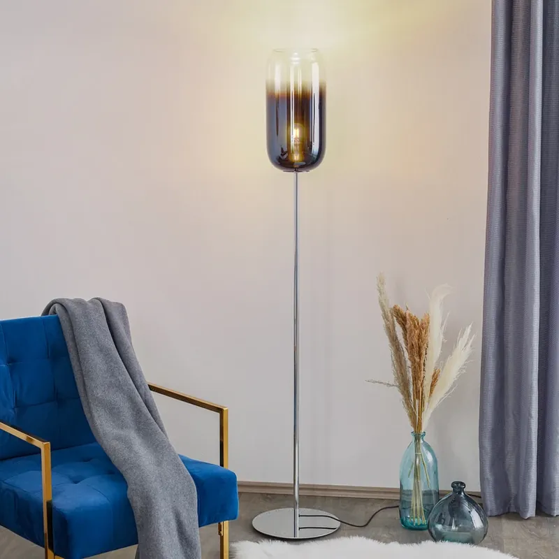 Actieprijs Artemide Gople vloerlamp blauw/zilver