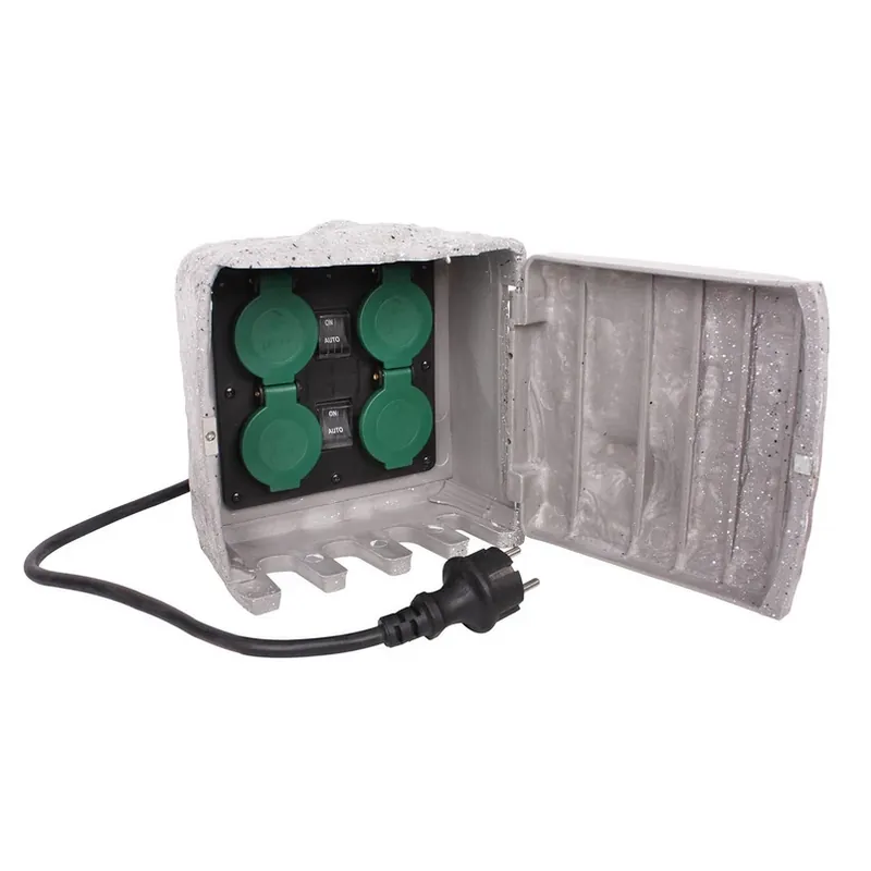 Lage Prijs Energy stone 400178 4 contactdozen, schemersensor