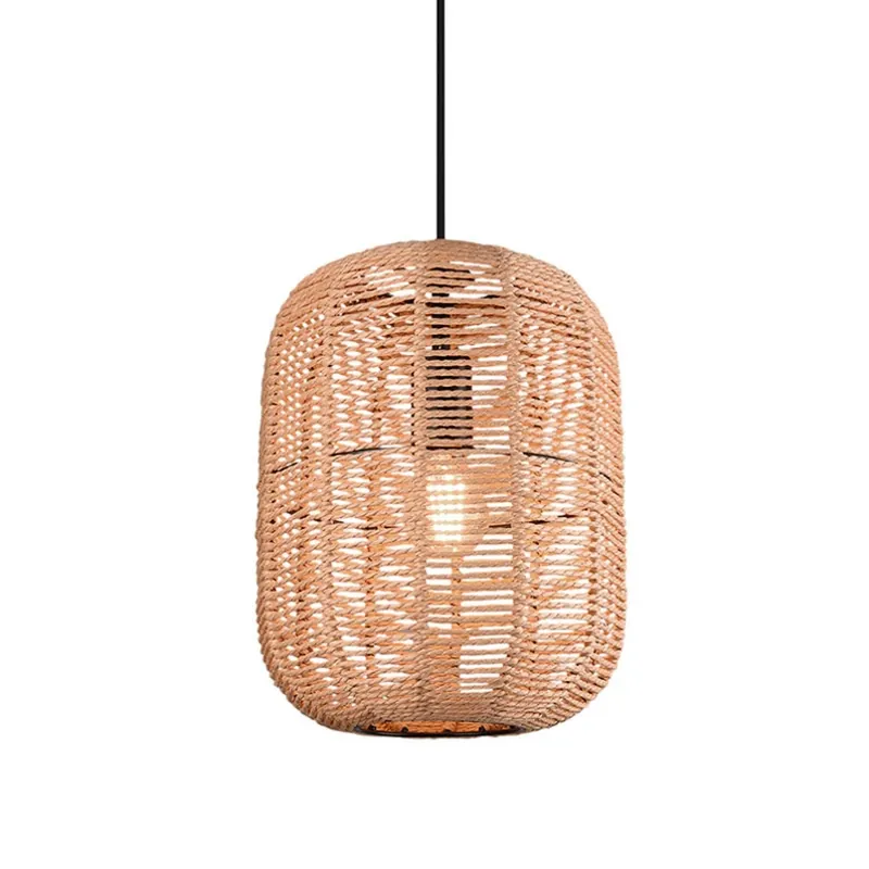 Hanglamp Runa, sisalkap, 1-lamp Ø 35 cm Nieuw
