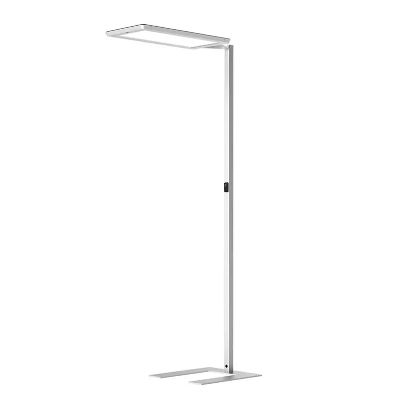 Fabrieksprijs LED vloerlamp Yara.single 4.000 K, BT, PIR, zilver