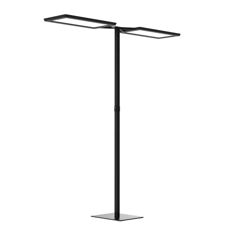 Beperkt Aanbod LED vloerlamp Yara.double 4.000 K, BT, PIR, zwart