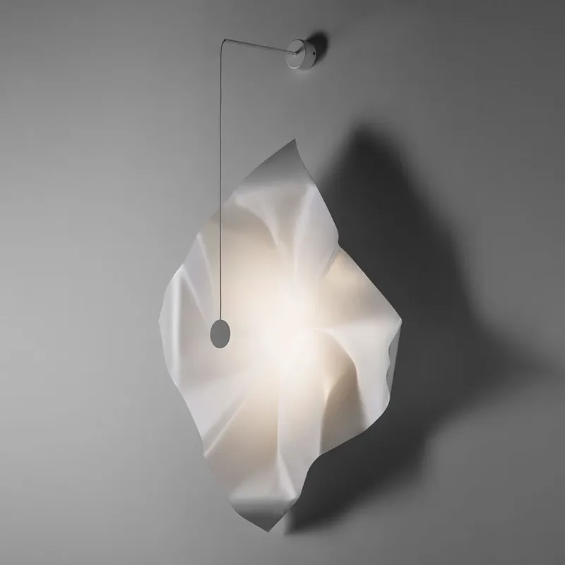 Knikerboker Crash LED wandlamp wit vierkant Flitsaanbieding