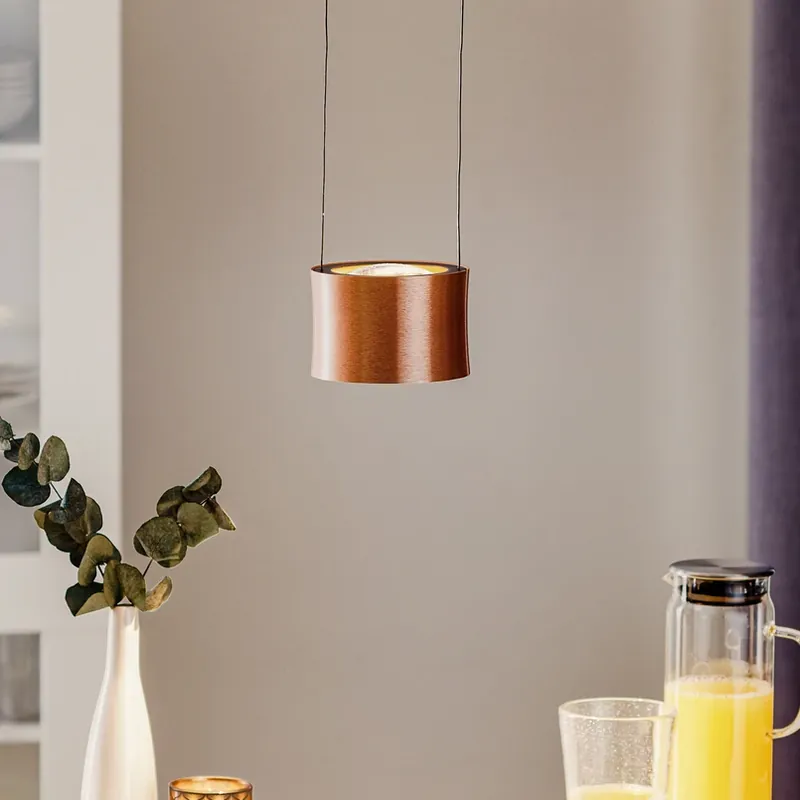 BANKAMP Impulse LED hanglamp 1-lamp roségoud Premium