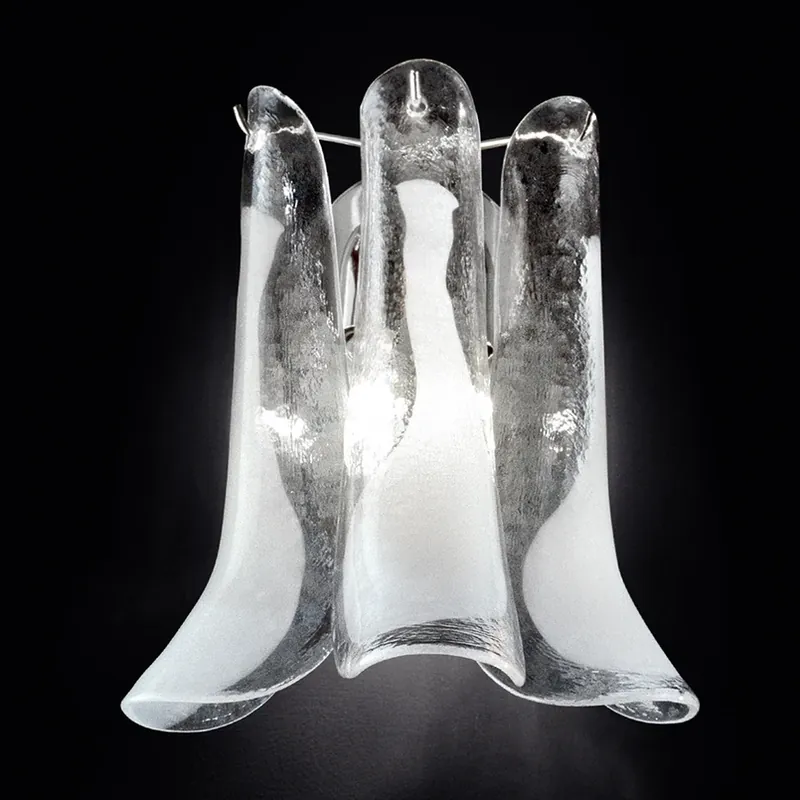 Laatste Kans Wandlamp Tulipani met Murano-Glas
