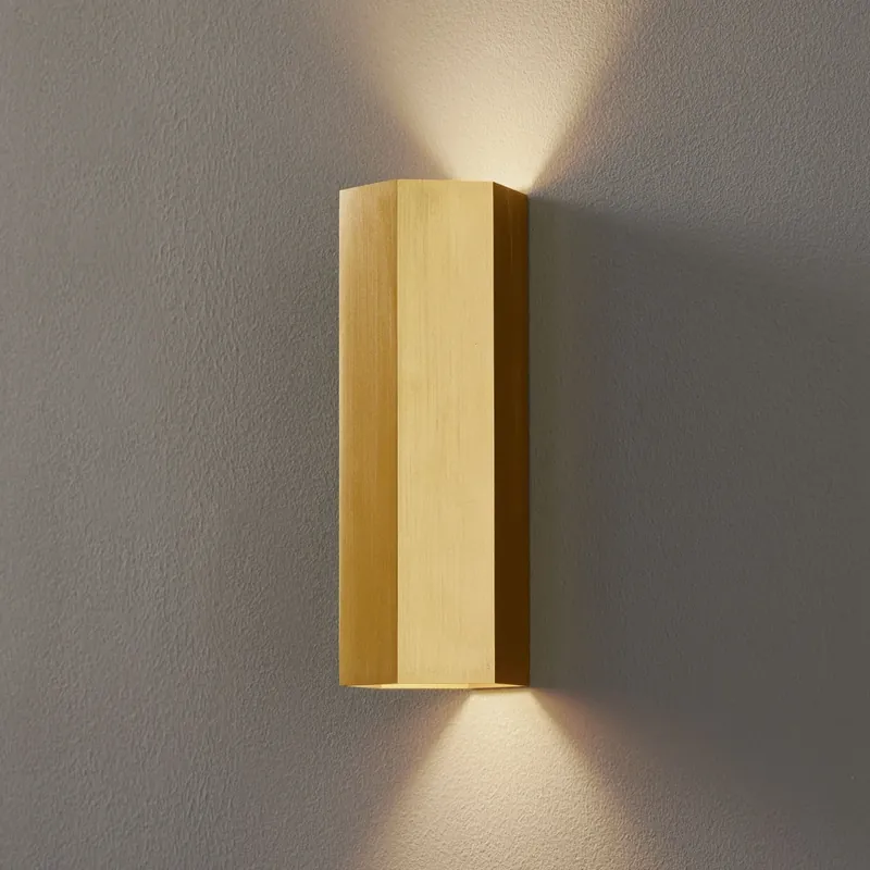 Hete Deal WEVER & DUCRÉ Hexo mini 2.0 wandlamp 20cm goud