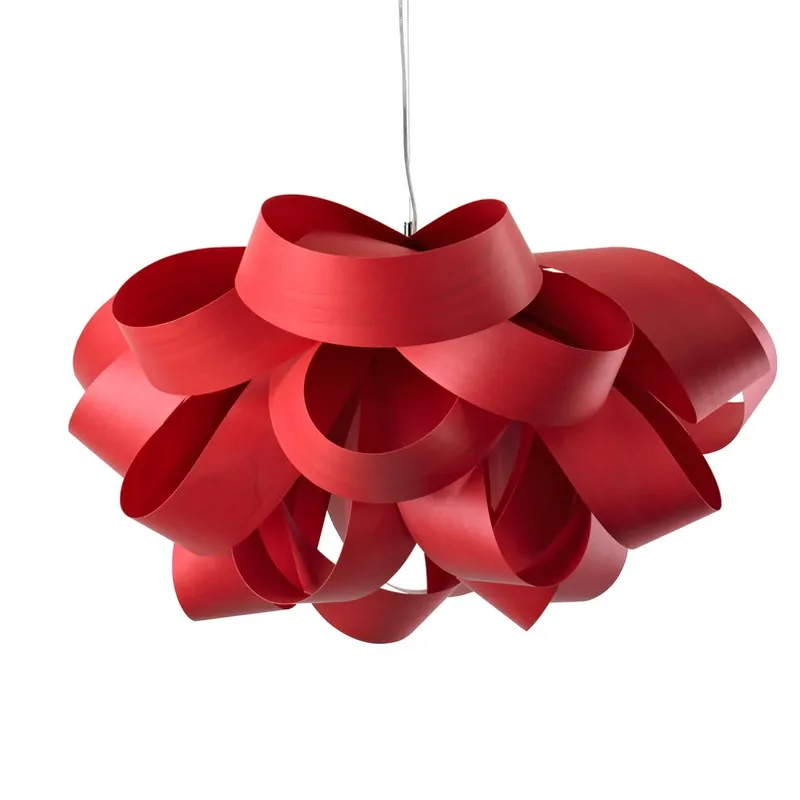 Direct Verzonden LZF Agatha Small hanglamp, 78x76cm, rood