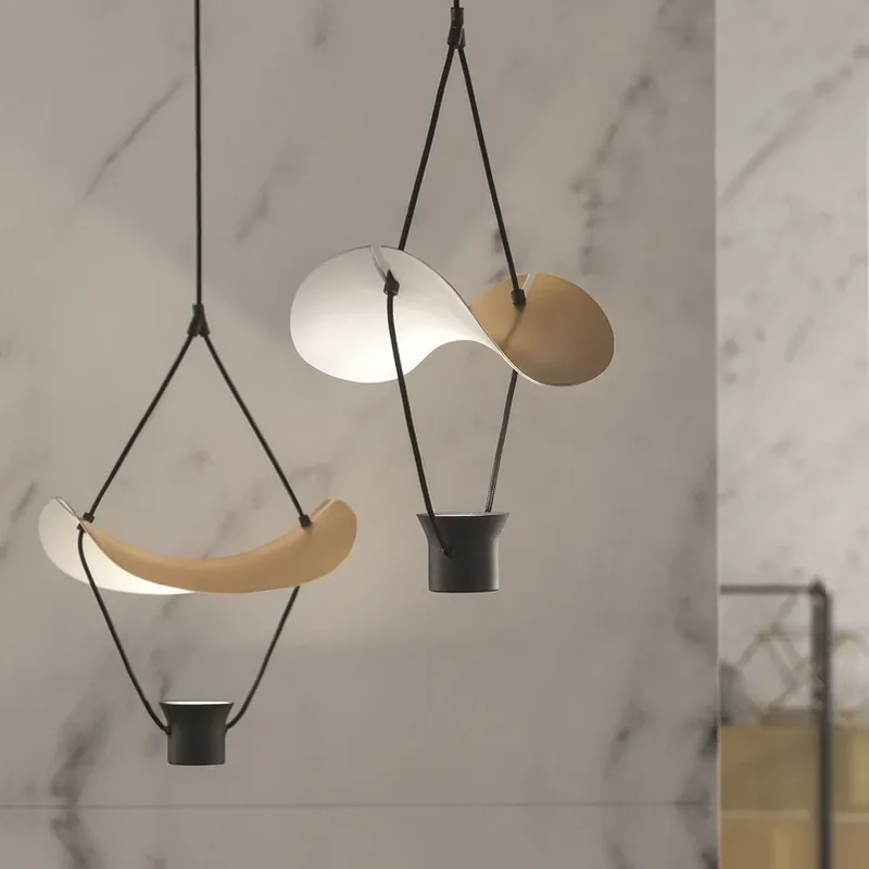 Koop Online LED hanglamp Vollee S1 P, 44cm, down, goud