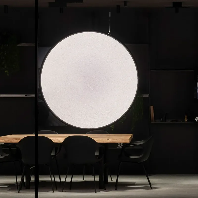 Artemide Discovery hanglamp verticaal zwart Ø 140cm Merkproduct