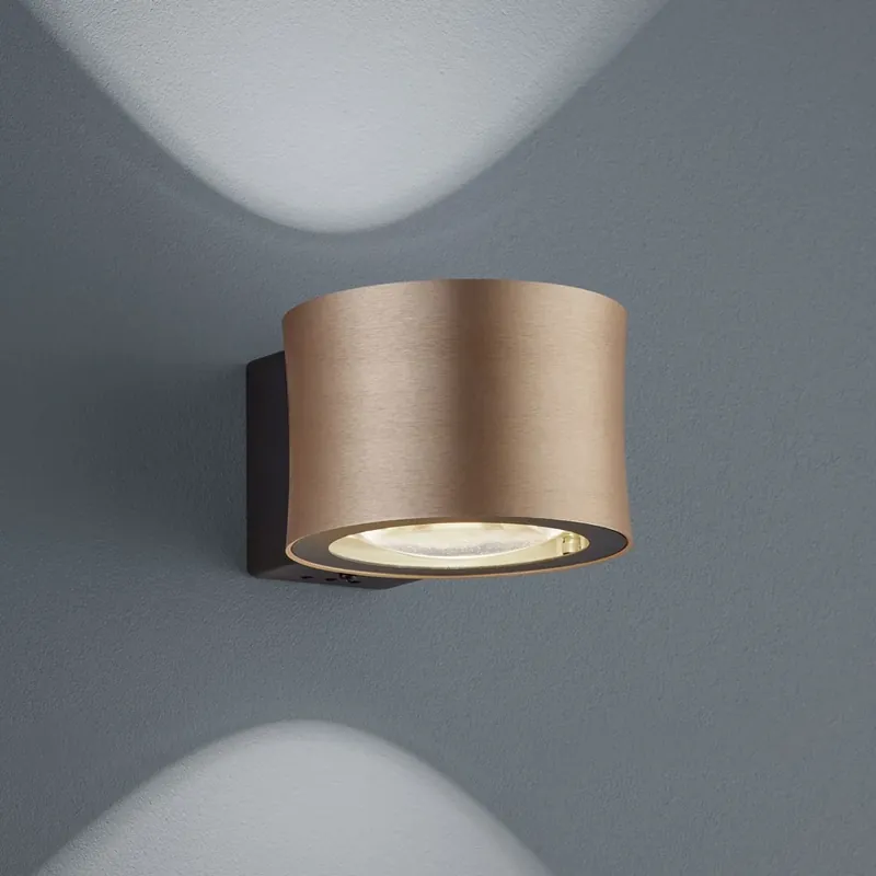 BANKAMP Impulse LED wandlamp roségoud Direct Beschikbaar