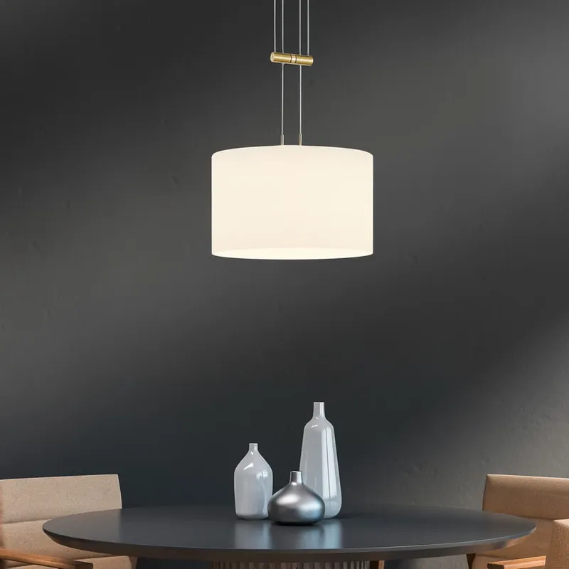 Lage Kosten BANKAMP Grazia hanglamp ZigBee 1-lamp 32cm messing
