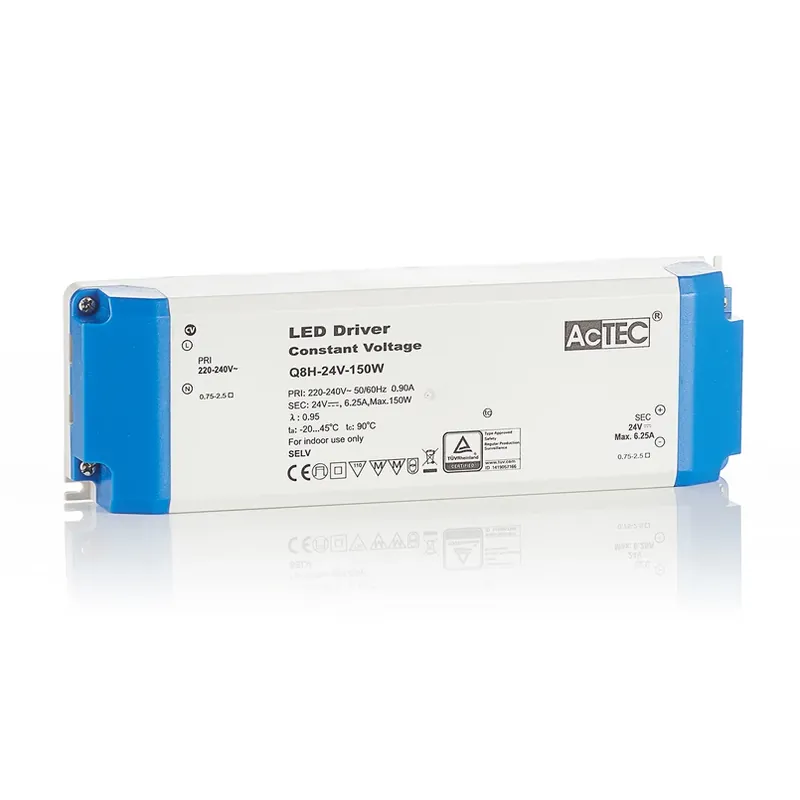 AcTEC Q8H LED driver CV 24V, 150W Veilige Betaling