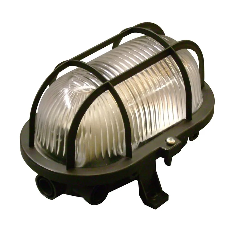 Gecertificeerd Wandlamp Basic Ovaal, zwart