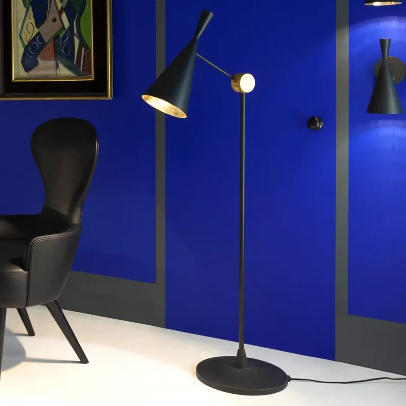 Actieprijs Tom Dixon Beat Floor vloerlamp, zwart
