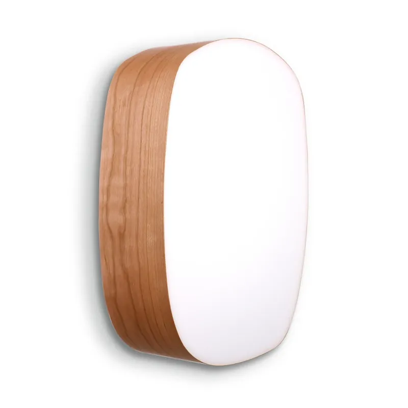 Tijdelijk Beschikbaar LZF Guijarro medium LED wandlamp, kersen