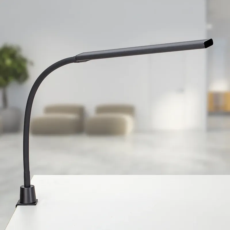 Actieprijs LED klemlamp MAULpirro, zwart, 37 cm, dimbaar