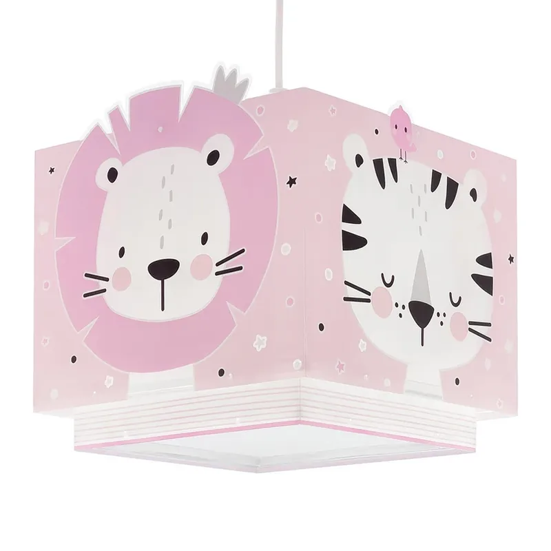 Dalber kinderkamer hanglamp BABY JUNGLE, roze Beperkt Aanbod