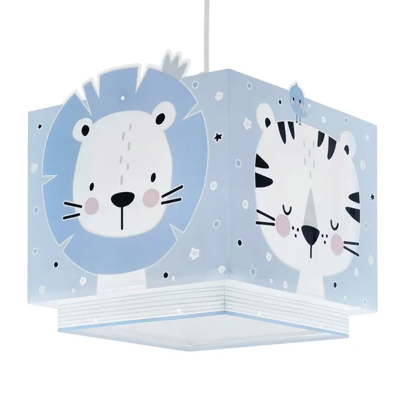 Dalber kinderkamer hanglamp BABY JUNGLE, blauw Seizoensaanbieding