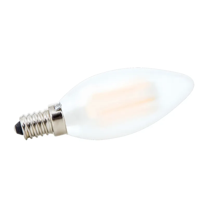 Aanbieding LED kaarslamp E14 5W mat 827 dimbaar