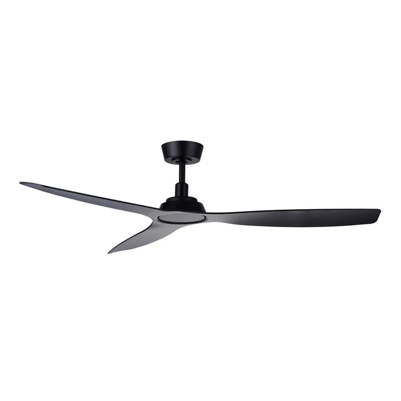 Plafondventilator Moto Beacon, zwart, Ø 132 cm, stil Speciale Aanbieding