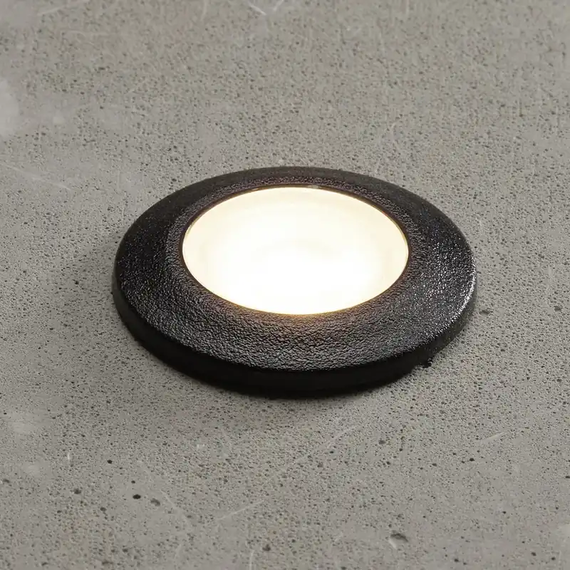 Beperkt Aanbod LED inbouwlamp Aldo rond zwart/helder 3.000 K