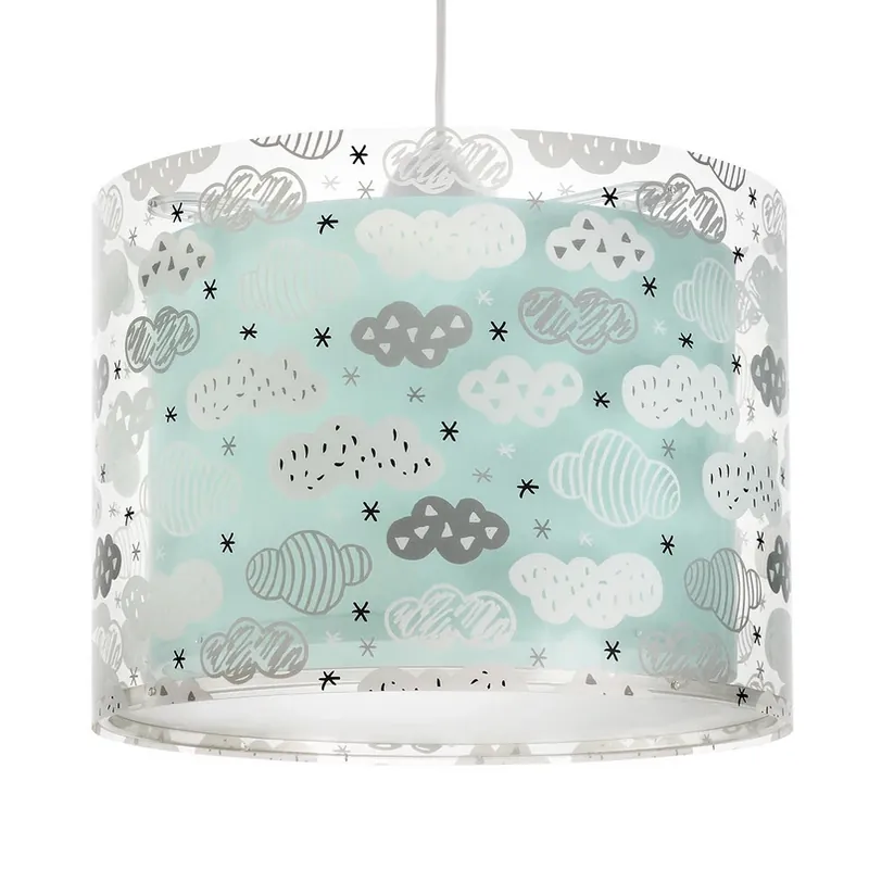 Dalber hanglamp CLOUDS voor de kinderkamer, blauw Snelle Levering