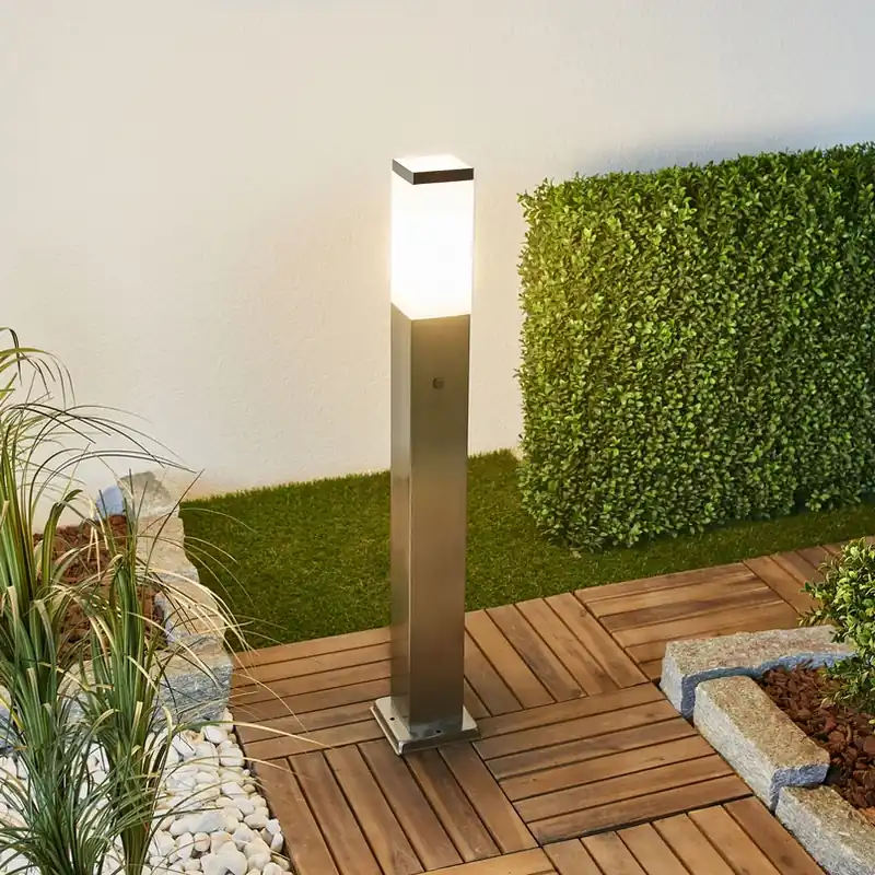 Goedkoop Tuinpadverlichting 400166 met twee stopcontacten, sensor