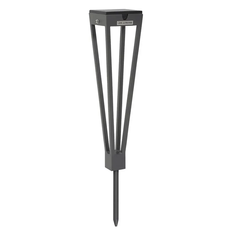 Exclusieve Aanbieding LED zaklamp op zonne-energie Tinka, 52 cm hoog, grijs