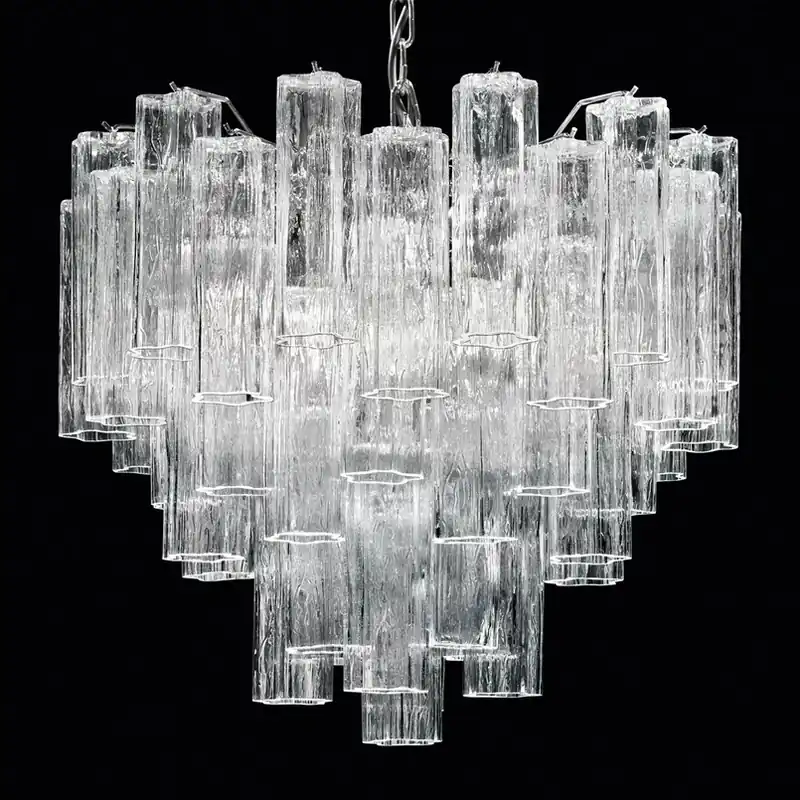 Snelle Levering Tronchi - hanglamp van helder muranoglas