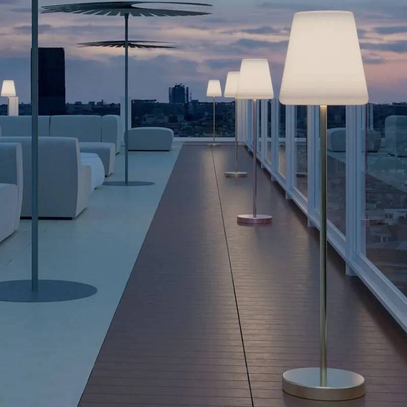 Betaalbaar Newgarden Lola Slim 120 vloerlamp antraciet