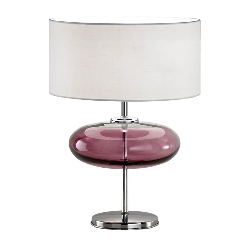 Rechtstreeks Van De Fabrikant Tafellamp Show Elisse 62 cm glaselement roze