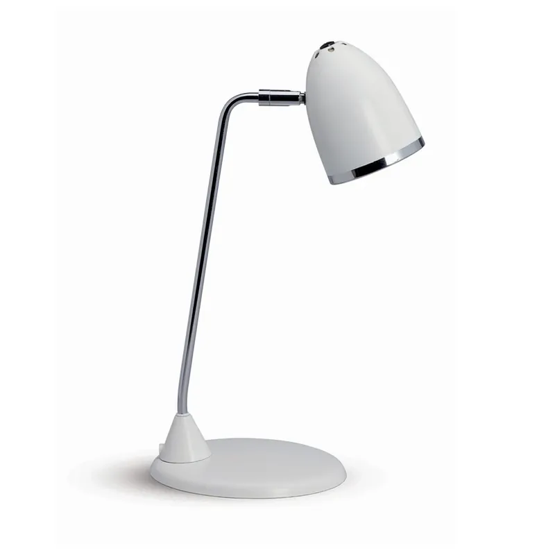 Merkproduct Starlet bureaulamp, wit, hoogte 41 cm, metaal E27