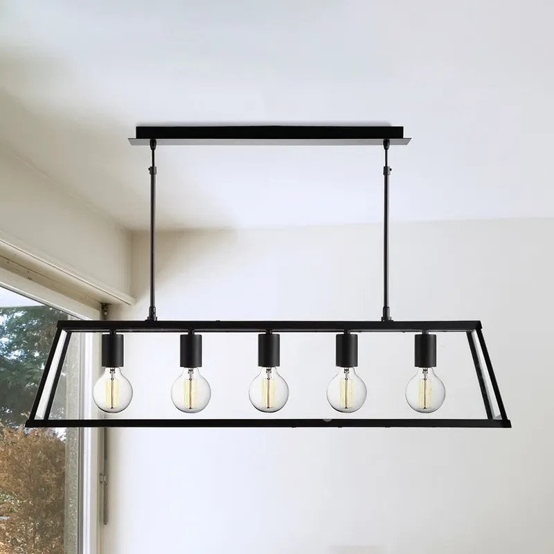 5-lamps lantaarn hanglamp Voyager Op = Op
