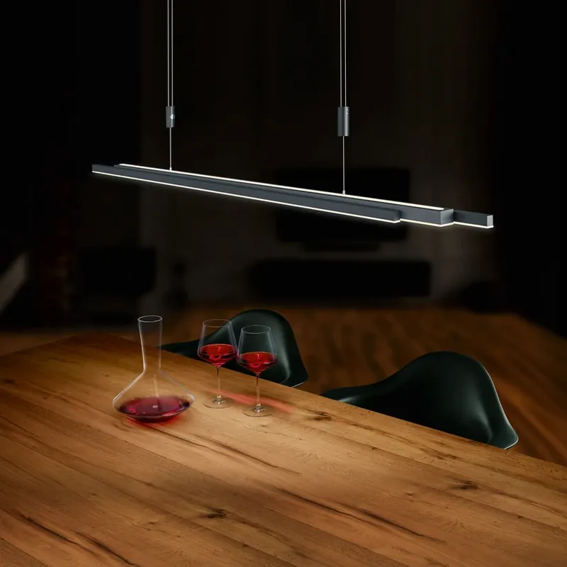 Merkproduct BANKAMP L-lightLINE LED ZigBee Up/Down antraciet